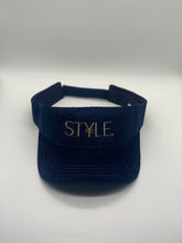 Load image into Gallery viewer, Navy Blue ST¥LE. Visor
