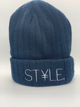 Load image into Gallery viewer, Navy Blue ST¥LE. Beanie
