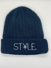 Load image into Gallery viewer, Navy Blue ST¥LE. Beanie
