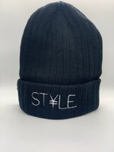 Load image into Gallery viewer, Black ST¥LE. Beanie
