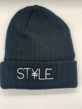 Load image into Gallery viewer, Black ST¥LE. Beanie
