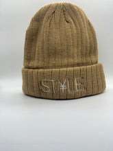 Load image into Gallery viewer, Tan ST¥LE. Beanie
