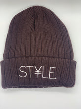 Load image into Gallery viewer, Brown ST¥LE. Beanie
