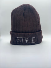 Load image into Gallery viewer, Brown ST¥LE. Beanie
