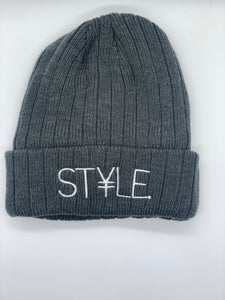 Grey ST¥LE. Beanie