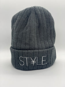 Grey ST¥LE. Beanie