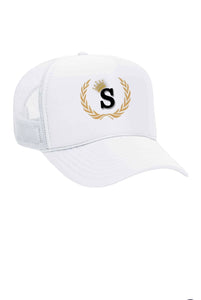 White S logo Trucker Hat