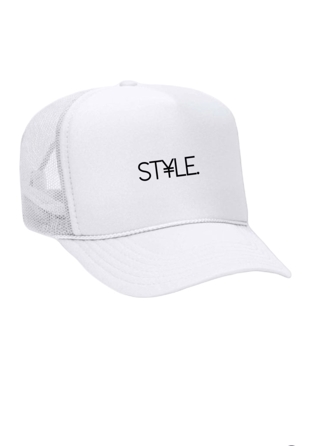 White ST¥LE. Trucker Hat